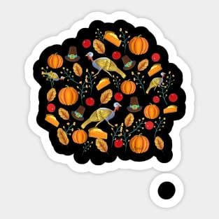 Thanksgiving Illustrations Sticker